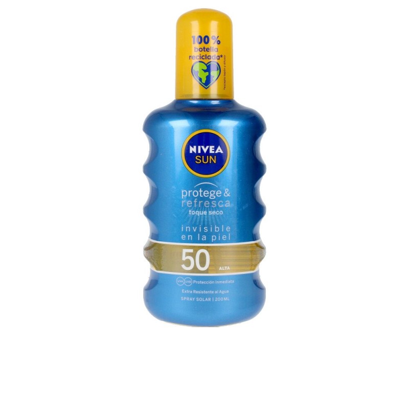 SUN PROTEGE&REFRESCA spray solar seco SPF50 200 ml de NIVEA - Ofertas Online y Envío Gratis