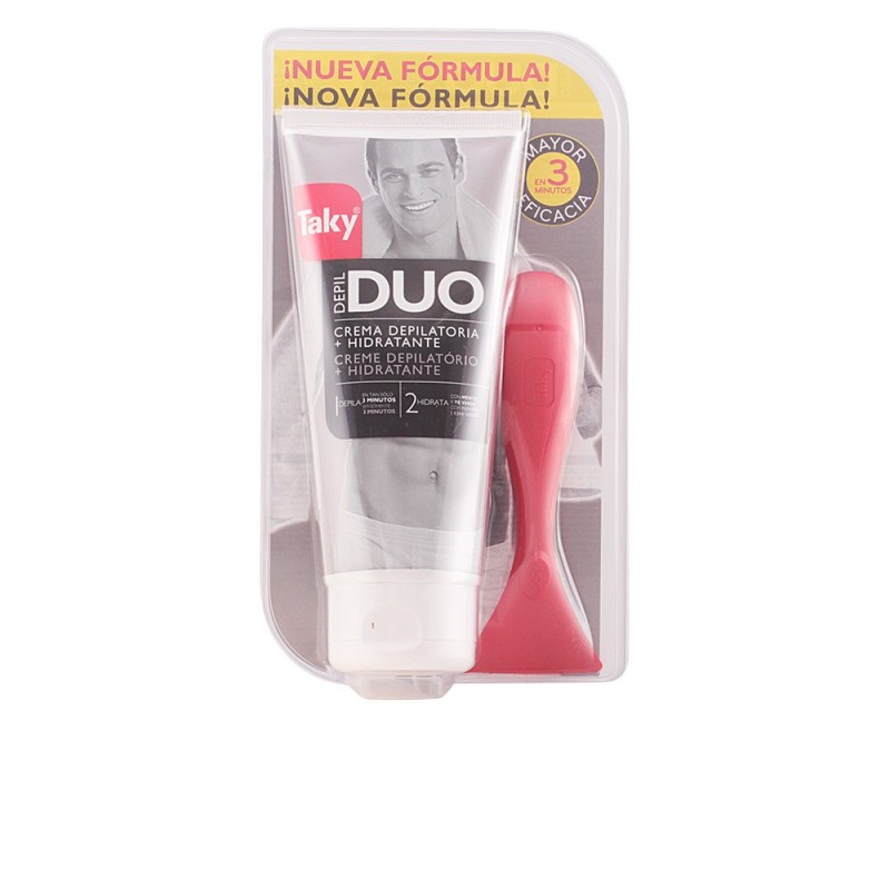 MAN DUO crema depilatoria hidratante 3 minutos 200 ml de TAKY - Ofertas Online y Envío Gratis