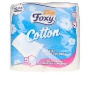 COTTON papel higiénico 5 capas 4 rollos de FOXY - Ofertas Online y Envío Gratis