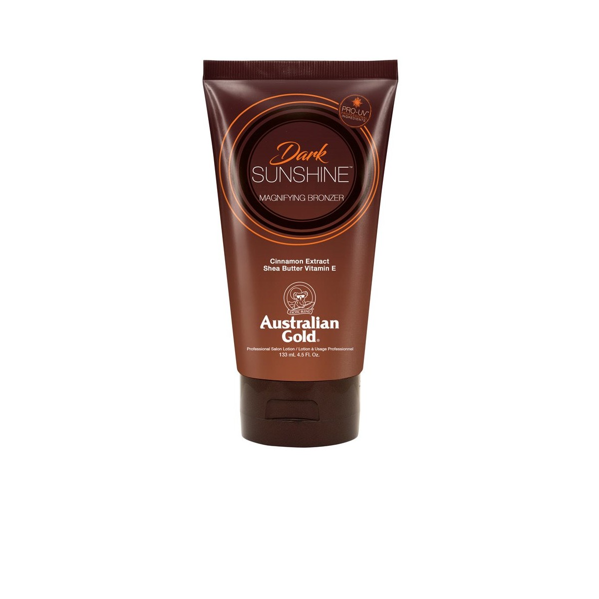 SUNSHINE DARK magnifying bronzer professional lotion 133 ml de AUSTRALIAN GOLD - Promoções Online e Envio Grátis