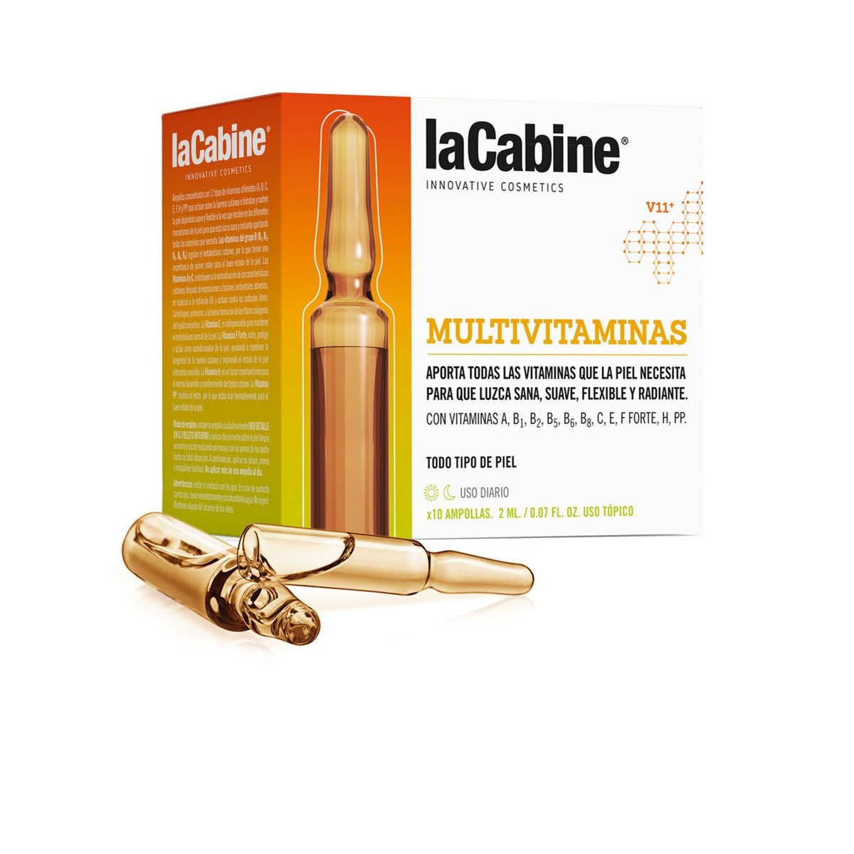 AMPOLLAS MULTI VITAMINAS 10 x 2 ml de LA CABINE - Ofertas Online y Envío Gratis