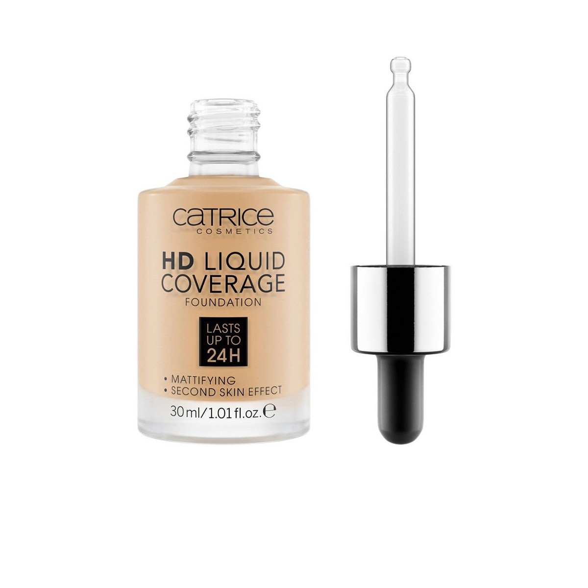 BASE DE BASE DE COBERTURA LÍQUIDA HD dura hasta 24h #036-hazelnut 30 ml de CATRICE - Ofertas Online y Envío Gratis
