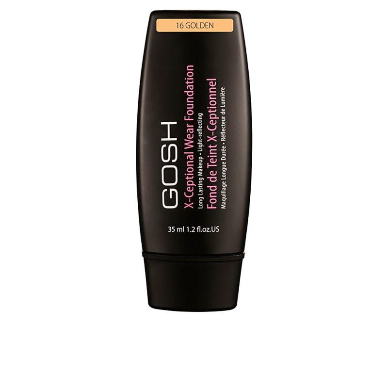 X-CEPTIONAL WEAR FOUNDATION long lasting makeup #16-golden 35 ml de GOSH - Ofertas Online y Envío Gratis