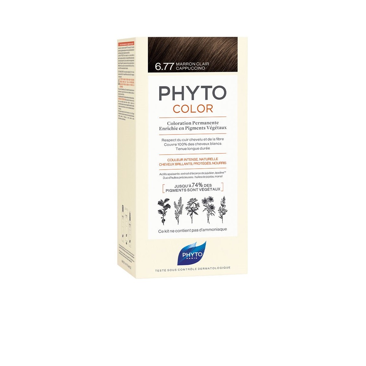 Phyto - Phytocolor 677 Marron Claro Capuchino 4 U