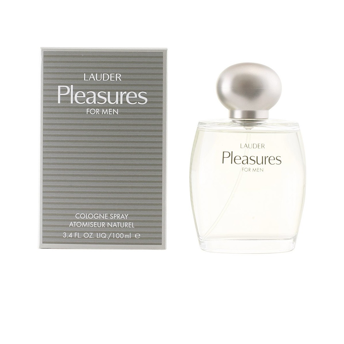 PLEASURES FOR MEN colônia vaporizador 100 ml da ESTÉE LAUDER - Ofertas Online e Envio Grátis