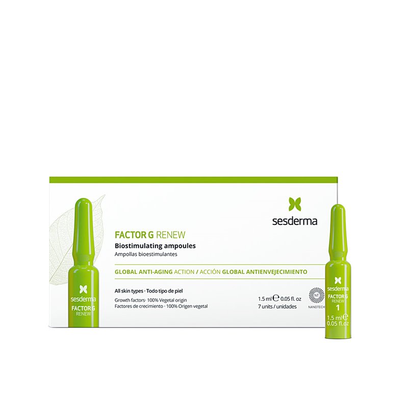 FACTOR G RENEW ampollas bioestimulantes 7 x 2 ml de SESDERMA - Promoções Online e Envio Grátis