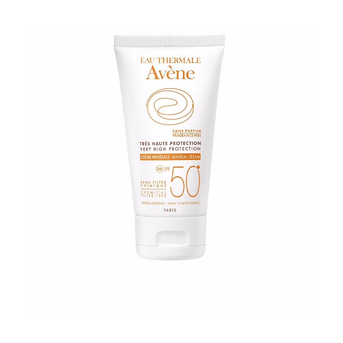 SOLAIRE HAUTE PROTECTION crema mineral SPF50+ 50 ml de AVÈNE - Promoções Online e Envio Grátis
