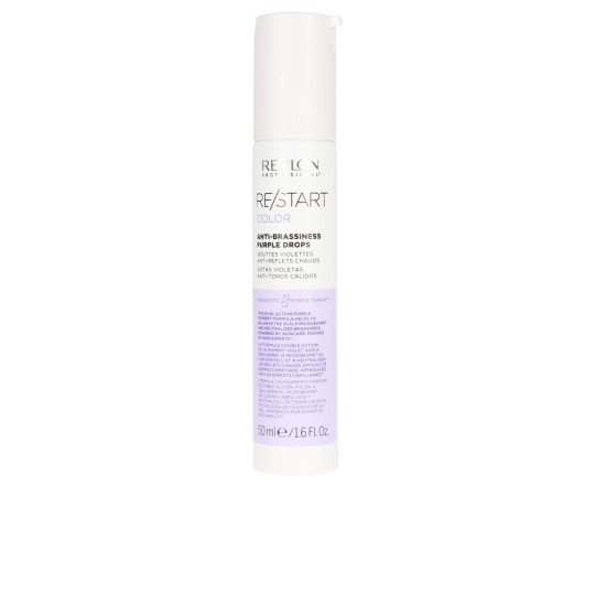 RE-START color anti-brassiness purple drops 50 ml de REVLON - Ofertas Online y Envío Gratis