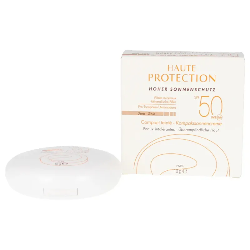 SOLAIRE COMPACTO con color alta protección SPF50 #dorado 10 gr de AVÈNE - Promoções Online e Envio Grátis