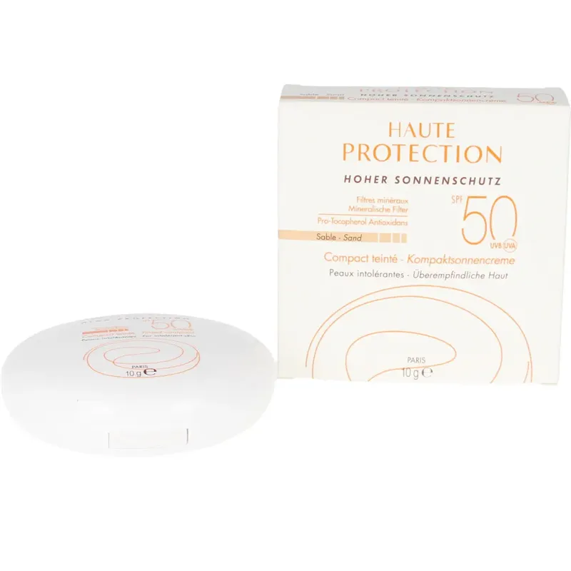 SOLAIRE COMPACTO con color alta protección SPF50 #arena 10 gr de AVÈNE - Promoções Online e Envio Grátis