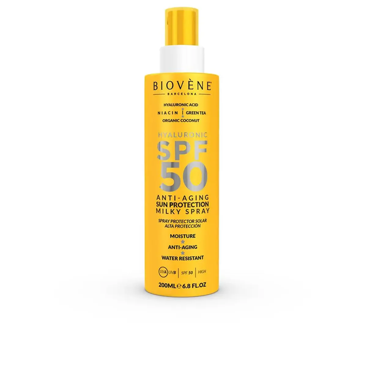 HYALURONIC ANTI-AGING protección solar leche SPF50 200 ml de BIOVÈNE - Ofertas Online y Envío Gratis