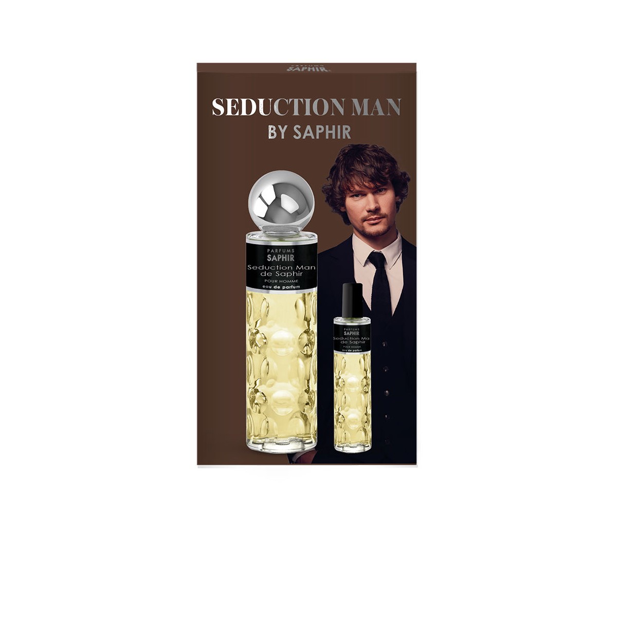 SEDUCTION MAN LOTE 2 pz de PARFUMS SAPHIR - Online Deals and Free Shipping