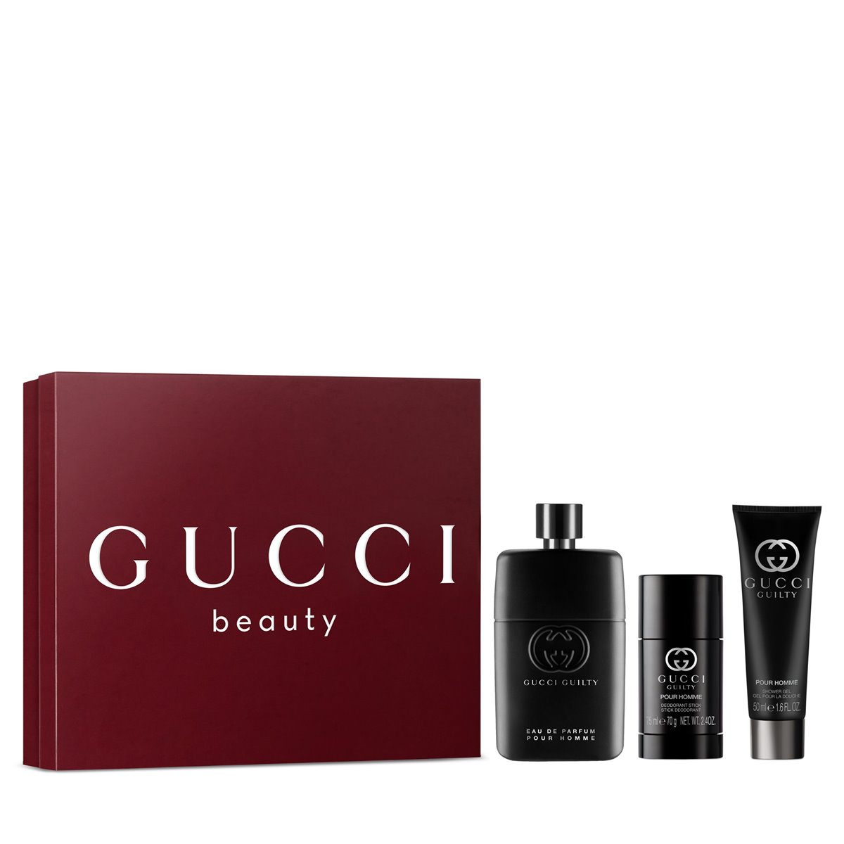 GUCCI GUILTY POUR HOMME GIFT SET 3 pcs