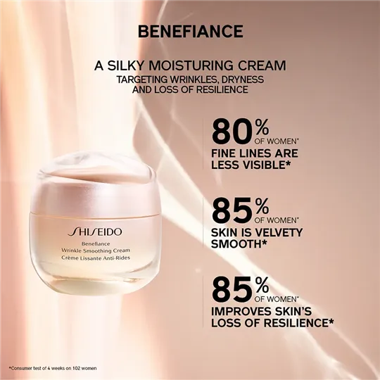 Benefiance Wrinkle Smoothing Cream 75 ml de SHISEIDO - Promoções Online e Envio Grátis