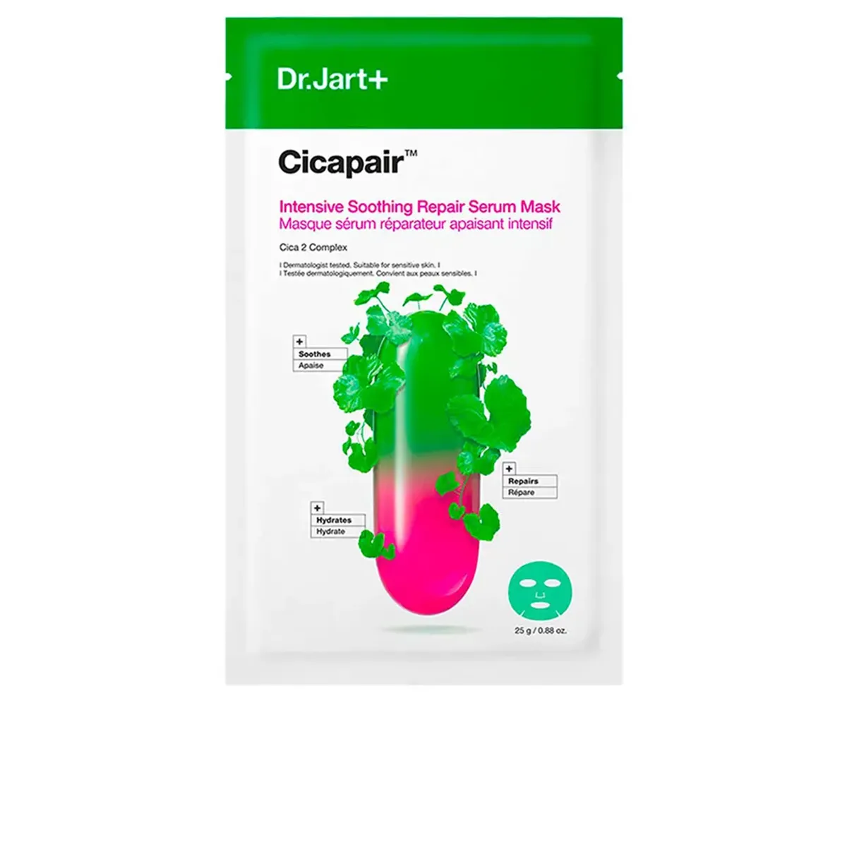 CICAPAIR mascarilla con sérum reparadora calmante intensa 25 gr  DR.JART+ - Ofertas Online y Envío Gratis