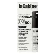 NIACINAMIDE PRO facial fluid cream SPF50 30 ml  LA CABINE - Ofertas Online y Envío Gratis
