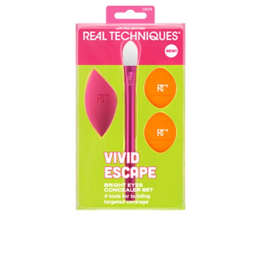 VIVID ESCAPE BRIGHT EYES CONCEALER ESTUCHE 4 pz  REAL TECHNIQUES - Ofertas Online y Envío Gratis
