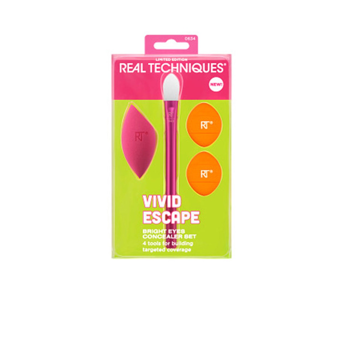 VIVID ESCAPE BRIGHT EYES CONCEALER ESTUCHE 4 pz  REAL TECHNIQUES - Ofertas Online y Envío Gratis