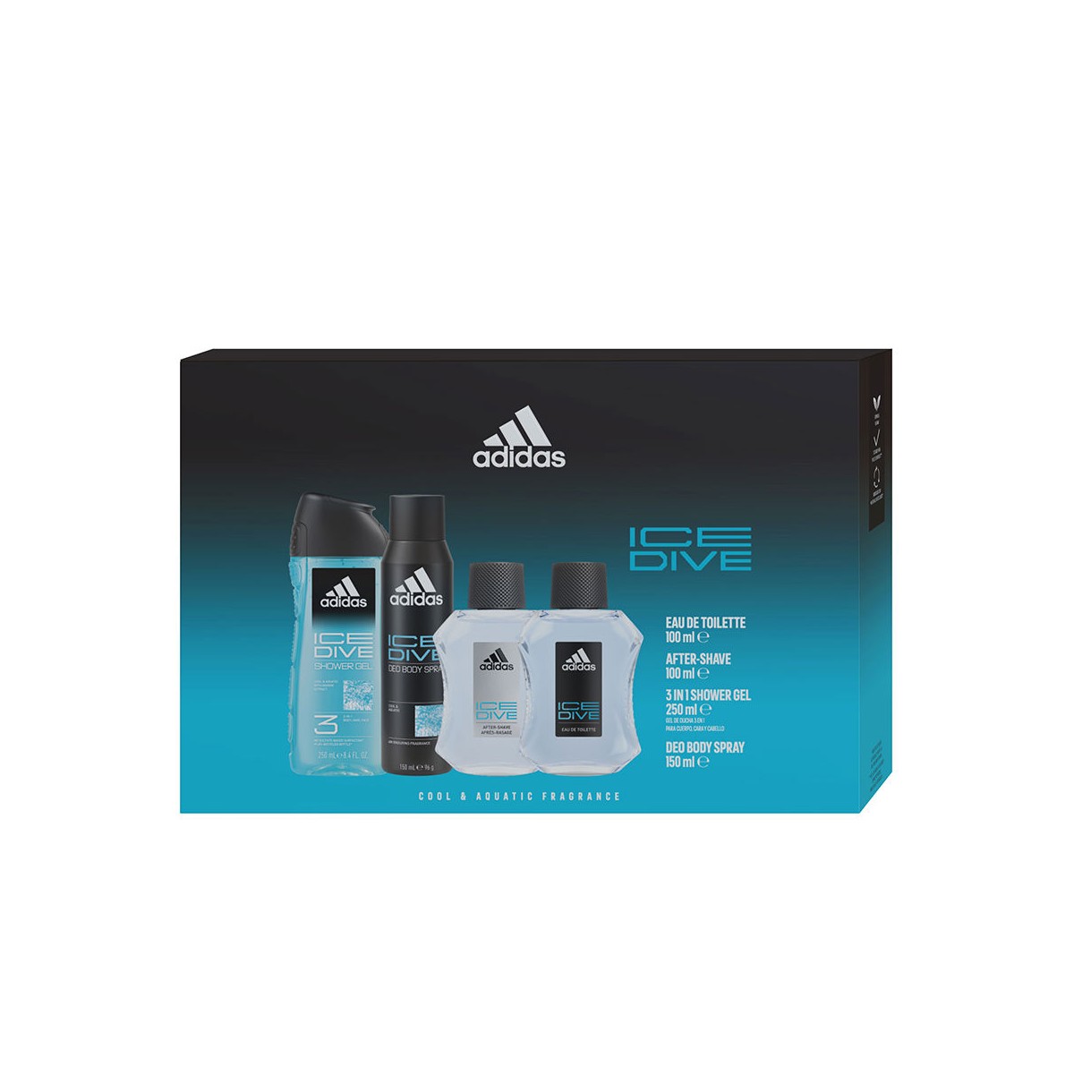 ICE DIVE ESTUCHE 4 pz  ADIDAS - Ofertas Online y Envío Gratis