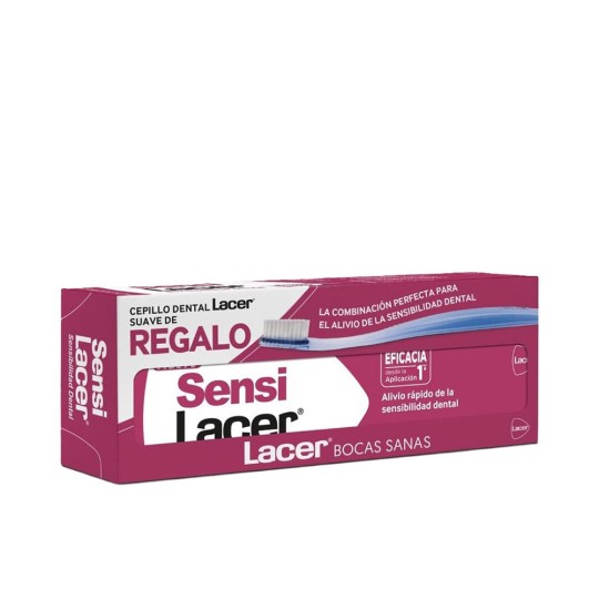 SENSILACER pasta dentífrica + Cepillo suave 2 u  LACER - Ofertas Online y Envío Gratis