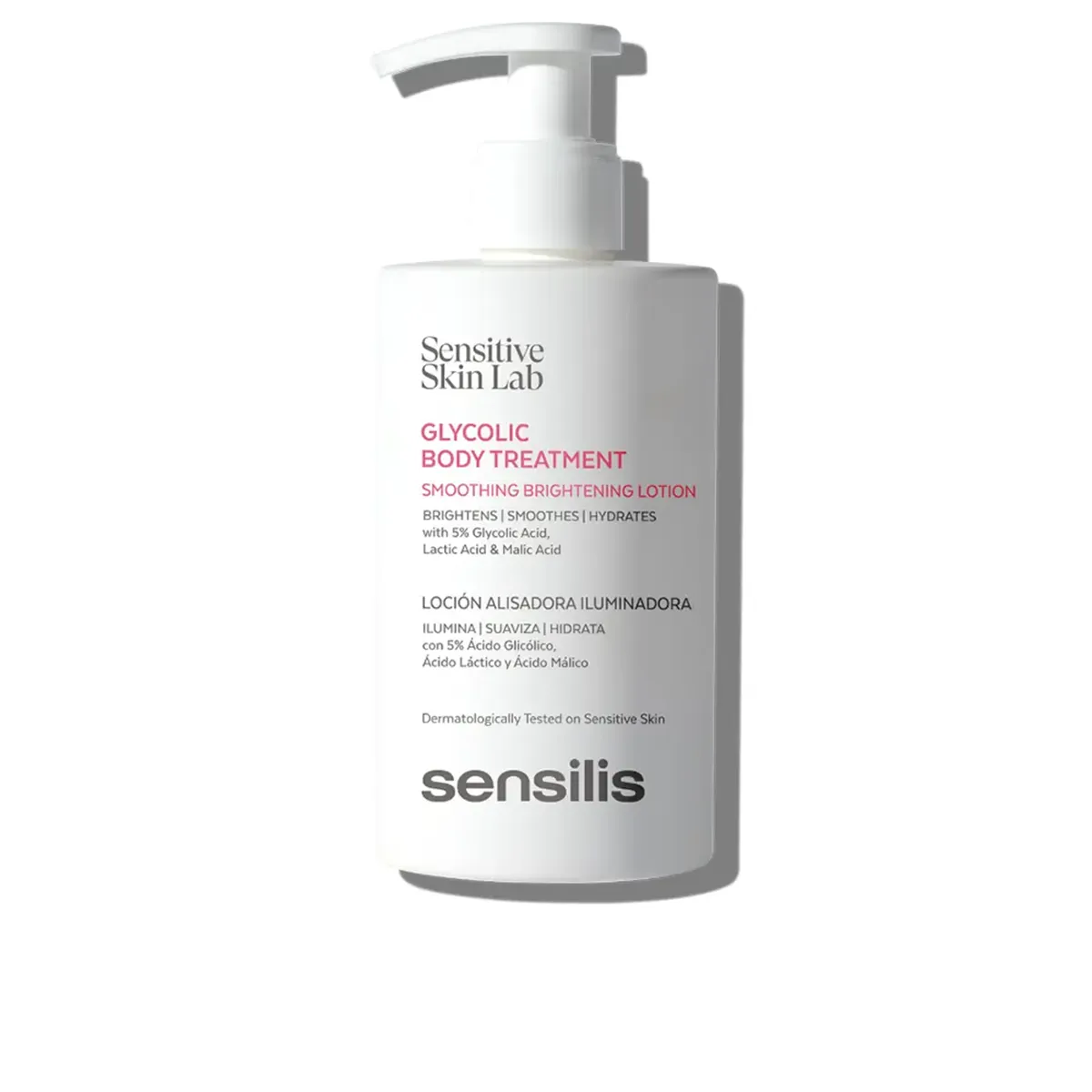 GLYCOLIC BODY TREATMENT loción corporal iluminadora y alisadora 200 ml  SENSILIS - Ofertas Online y Envío Gratis
