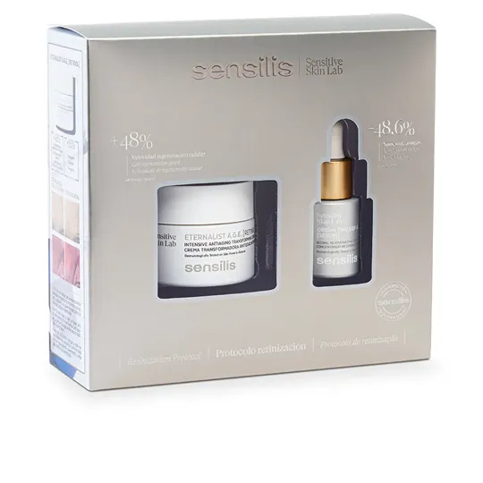 ETERNALIST A.G.E RETINOL CREMA ESTUCHE 2 pz  SENSILIS - Ofertas Online y Envío Gratis