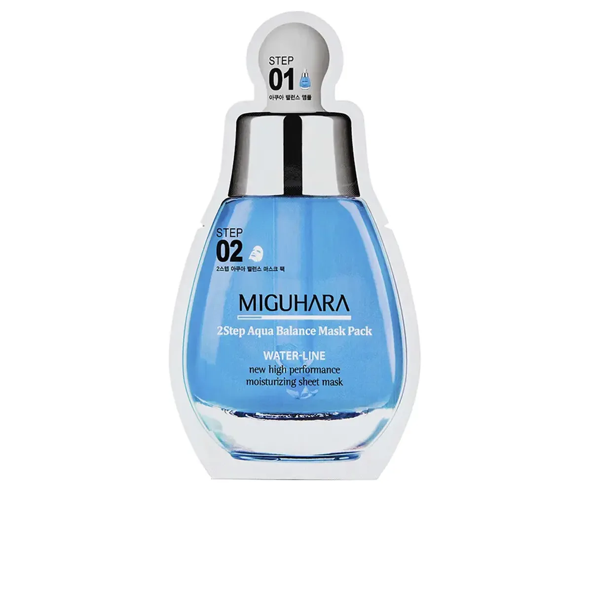 2 STEP AQUA BALANCE MASK PACK 2 u  MIGUHARA - Ofertas Online y Envío Gratis
