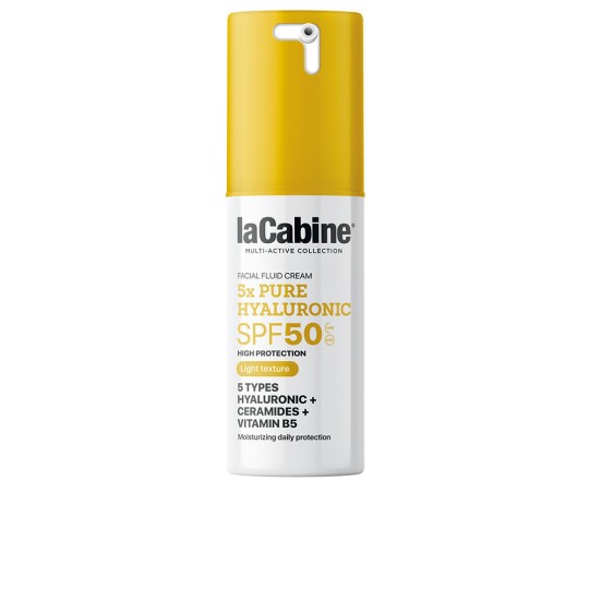 5X PURE HYALURONIC facial fluid cream SPF50 30 ml  LA CABINE - Ofertas Online y Envío Gratis